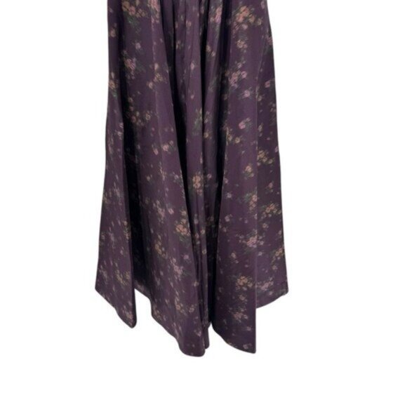 Tuckernuck NEW Purple Amethyst Rosette Naomi A Line Floral Maxi Dress Size XL - Picture 8 of 10